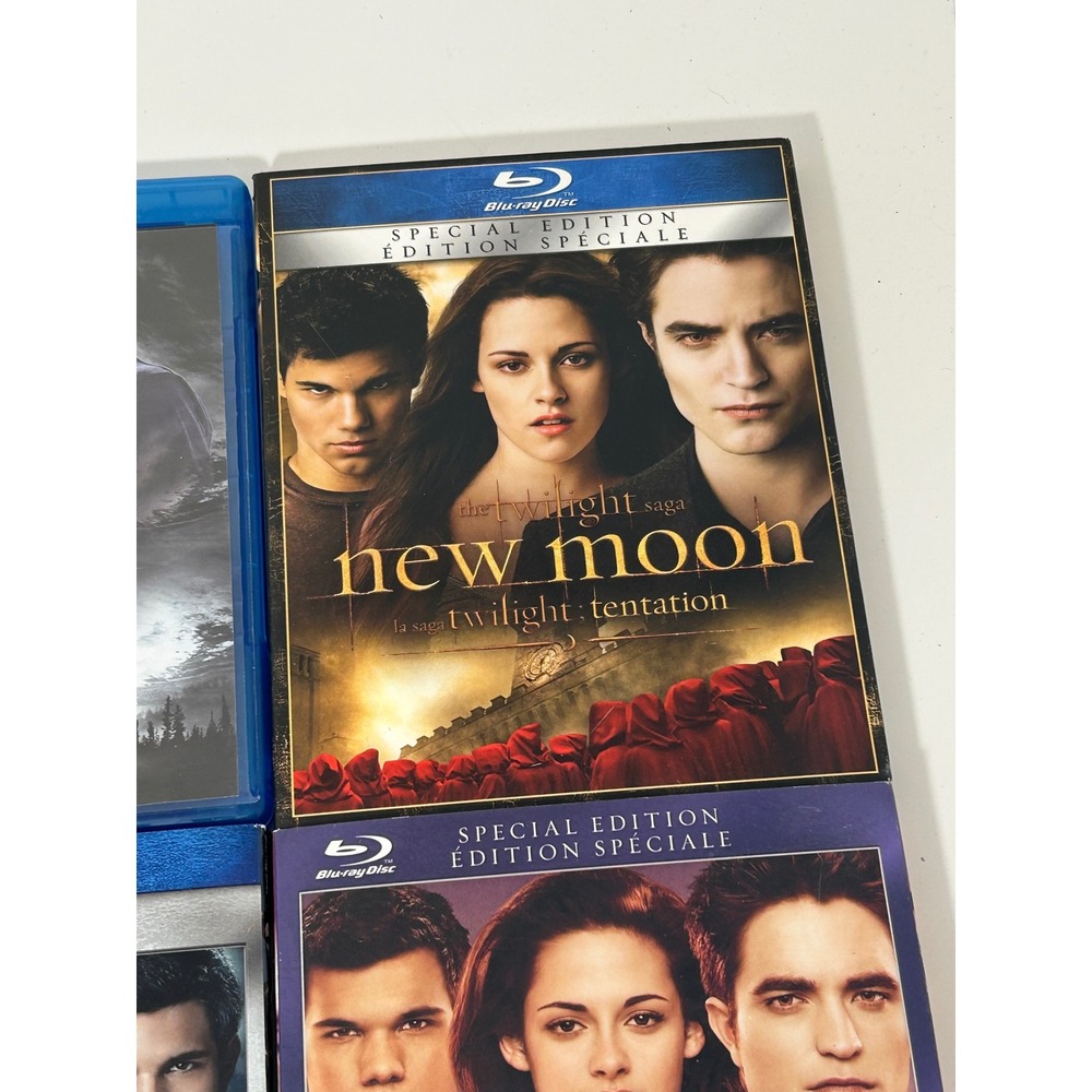 The Twilight Saga Blu-ray Lot Twilight New Moon Eclipse Breaking Dawn Part 1 - Picture 3 of 10